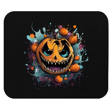 Discover Bad Pumpkin Creppy Halloween Mouse Pads