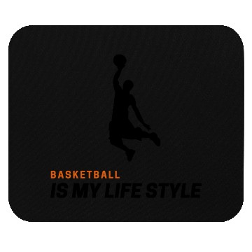 Discover Basketball is my lifestyle Mouse Pads