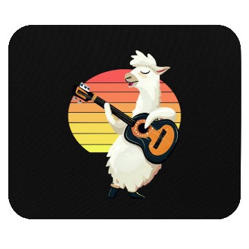 Discover Musical alpaca Mouse Pads
