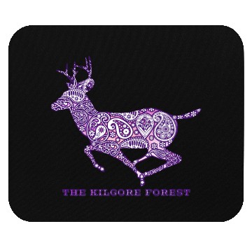 Discover Deer - Violet Mouse Pads