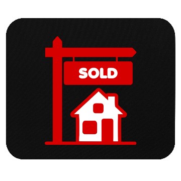Discover Transparent red logo signboard with sold Mouse Pads