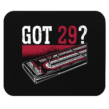 Discover Cribbage Got 29 Crib Loves Board Game Tournament Mouse Pads