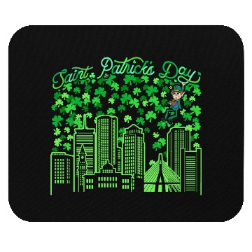 Discover Saint Patrick's Day Boston Massachusetts Mouse Pads
