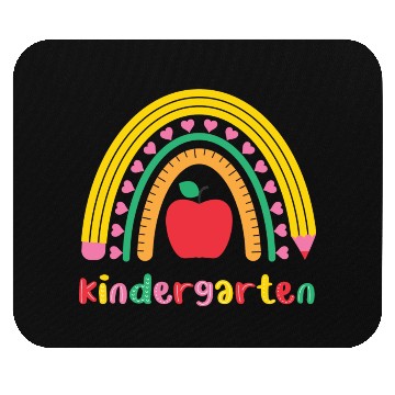 Discover Kindergarten Rainbow Girls Kids Teacher Team Mouse Pads