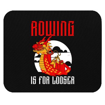 Discover Funny Dragon Boat Racing Paddle Mouse Pads