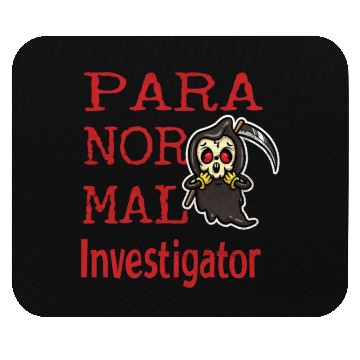 Discover Ghost Hunting Paranormal Investigator Mouse Pads