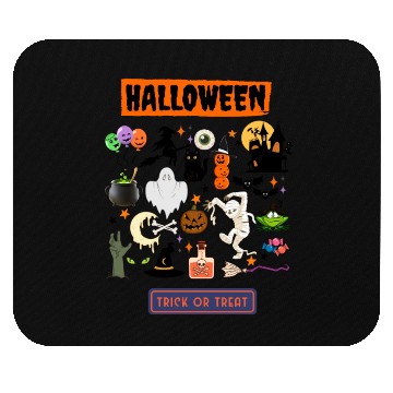 Discover Halloween trick ot treat Mouse Pads