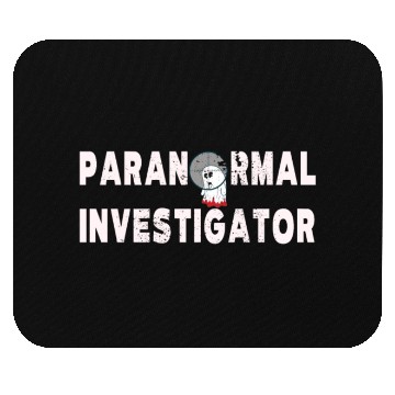 Discover Ghost Hunting Paranormal Investigator Mouse Pads