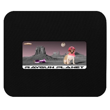 Discover Raygun Planet Chihuahua Mouse Pads