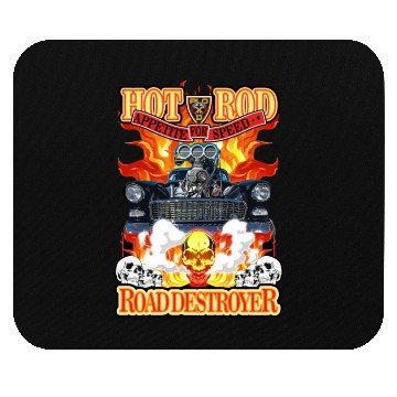 Discover Hot Rod Road destroyer - Appetite for speed Mouse Pads