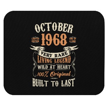 Discover October 1968 Birthday Surprise Mouse Pads