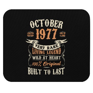 Discover October 1977 Birthday Surprise Mouse Pads