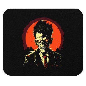 Discover Zombie Apocalypse Ready for Halloween Grim Reaper Mouse Pads