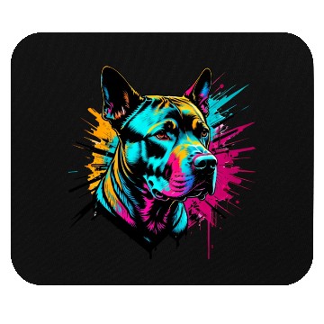 Discover I LOVE MY DOG Mouse Pads