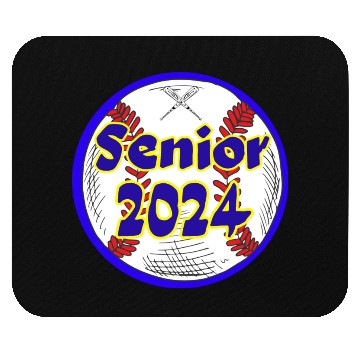 Discover Baseball Senior Class of 2024 Mouse Pads