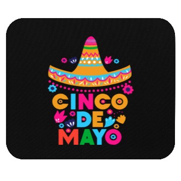 Discover Cinco De Mayo Fiesta Surprise Camisa 5 De Mayo Mouse Pads