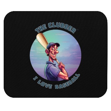 Discover The Clubber, With His Baseball Bat Mouse Pads