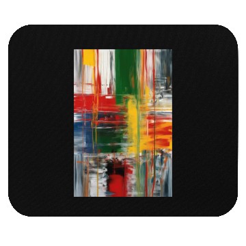 Discover Colorful Abstract Painting Mouse Pads