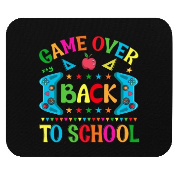 Discover Game Over Back To School Mouse Pads