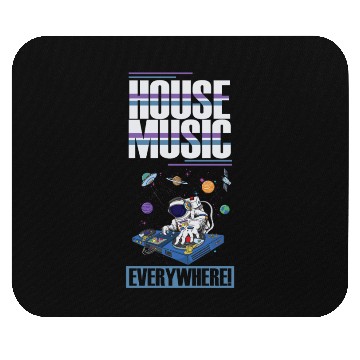 Discover House Music Everywhere Mouse Pads
