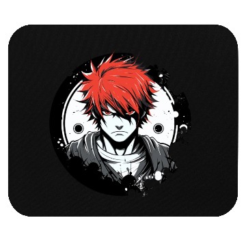 Discover An Anime Boy's Adventure Mouse Pads