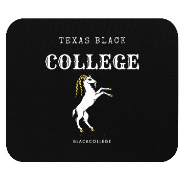Discover Texas Stallions Black College (Alpha Edition) Mouse Pads