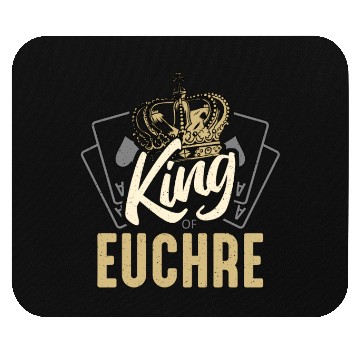 Discover Euchre King Of Euchre Board Game Playing Cards Mouse Pads
