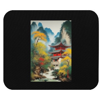 Discover Sailing Ship at Sunset Mouse Pads