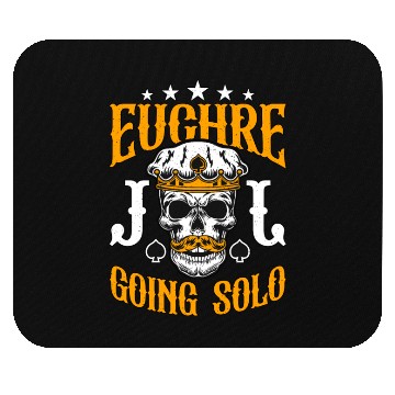 Discover Euchre Going Solo Board Game Loves Playing Cards Mouse Pads