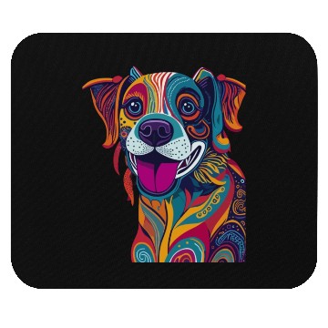 Discover Abstract Dog Mouse Pads