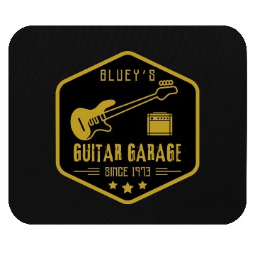 Discover BlueyDad's Guitar Garage 1973 Mouse Pads