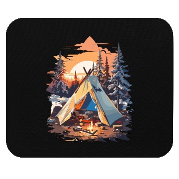 Discover camping Mouse Pads