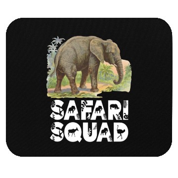 Discover Safari Squad - Elephant Mouse Pads