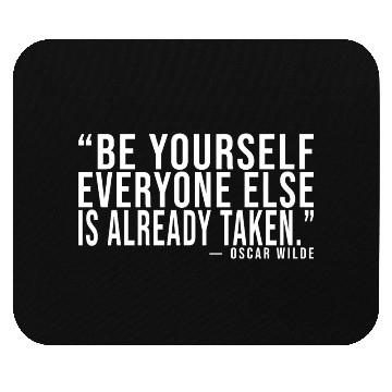 Discover Be yourself Mouse Pads