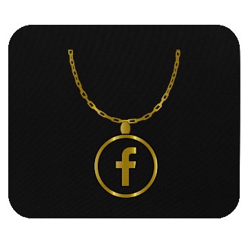 Discover Facebook necklace Mouse Pads