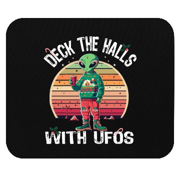 Discover Beam Me Up Santa Claus Alien Christmas Ufo Coffee Mouse Pads