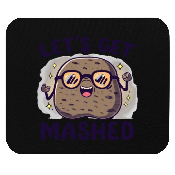 Discover Let's Get Mashed Potato Mouse Pads
