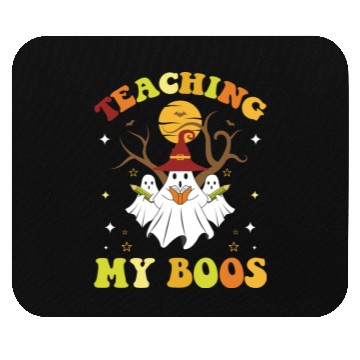 Discover Teaching My Boos Funny Teacher Halloween Mouse Pads