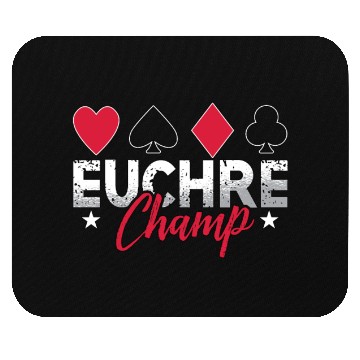 Discover Euchre Champ Playing Cards Pinochle Board Game Mouse Pads