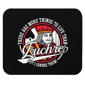 Discover Euchre There Are More Things To Life Playing Cards Mouse Pads