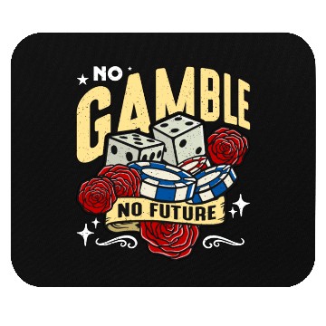 Discover Poker Dice No Gamble No Future Card Game Dices Mouse Pads