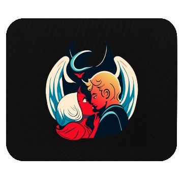 Discover Devil and Angel Mouse Pads