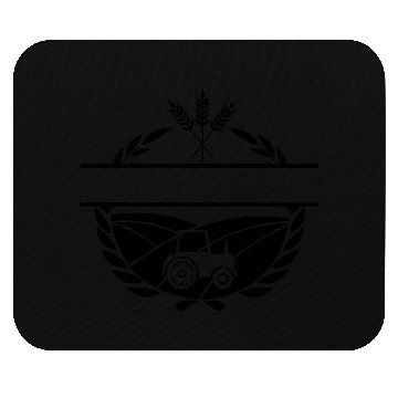 Discover Agriculture text grain tractor Mouse Pads