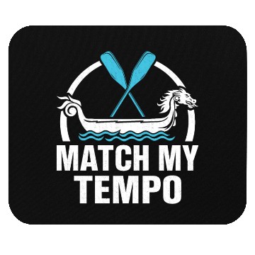 Discover Funny Dragon Boat Racing Paddle Mouse Pads