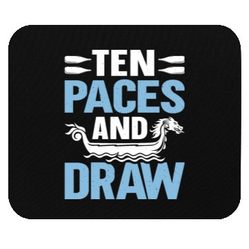 Discover Funny Dragon Boat Racing Paddle Mouse Pads