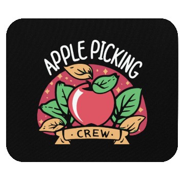 Discover Apple Picking Crew Mouse Pads
