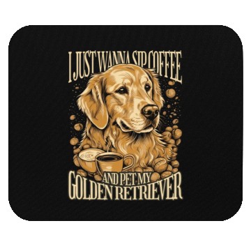 Discover Golden retriever dog realistic Mouse Pads