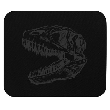 Discover Carcharodontosaurus skull Mouse Pads