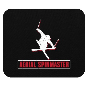 Discover Aerial Spinmaster Freestyle Skiing Mouse Pads