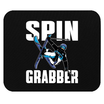 Discover Spin Grabber Freestyle Skiing Mouse Pads